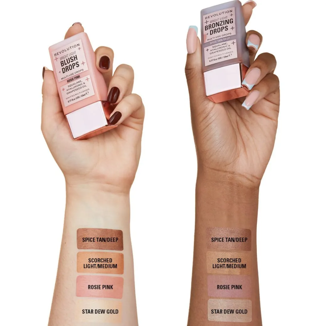 Makeup Revolution Bright Light Bronzing Drops Bronze Scorched
