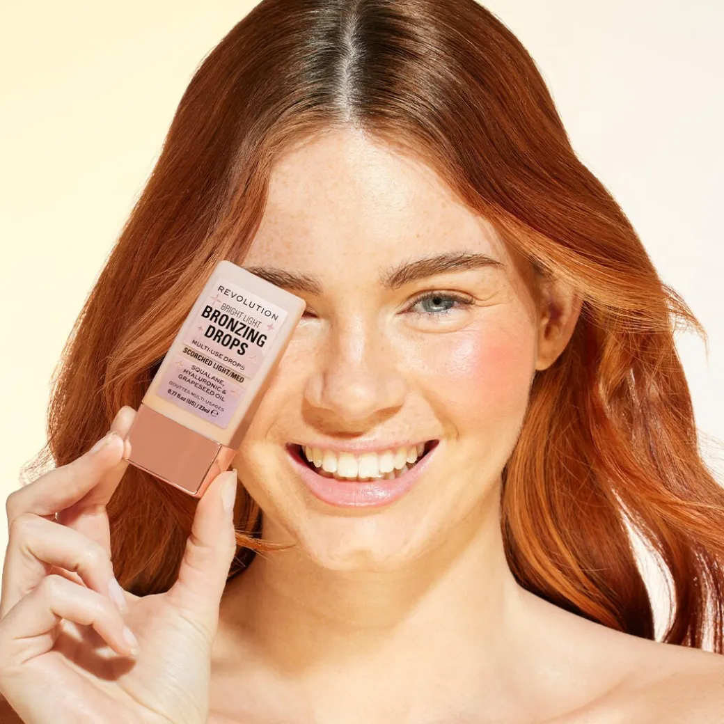Makeup Revolution Bright Light Blush Drops Pink Rosie
