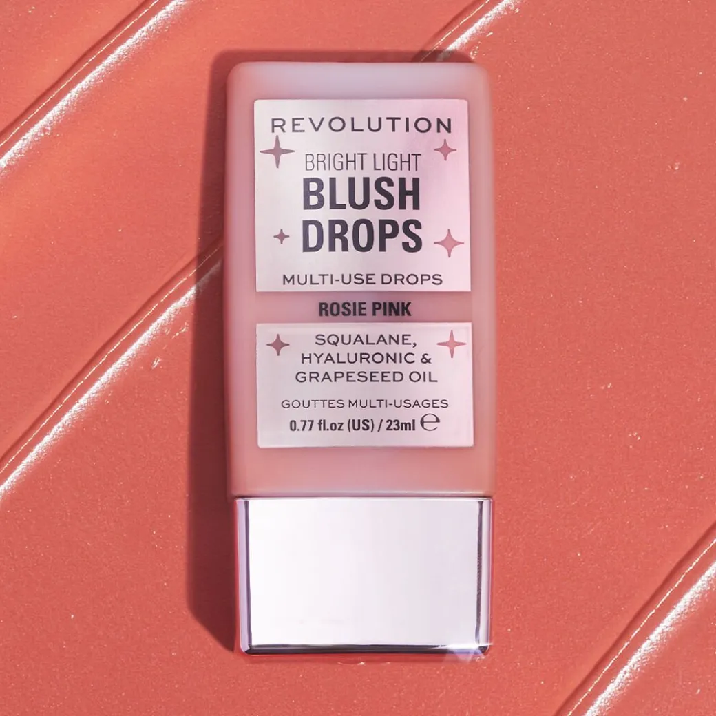 Makeup Revolution Bright Light Blush Drops Pink Rosie