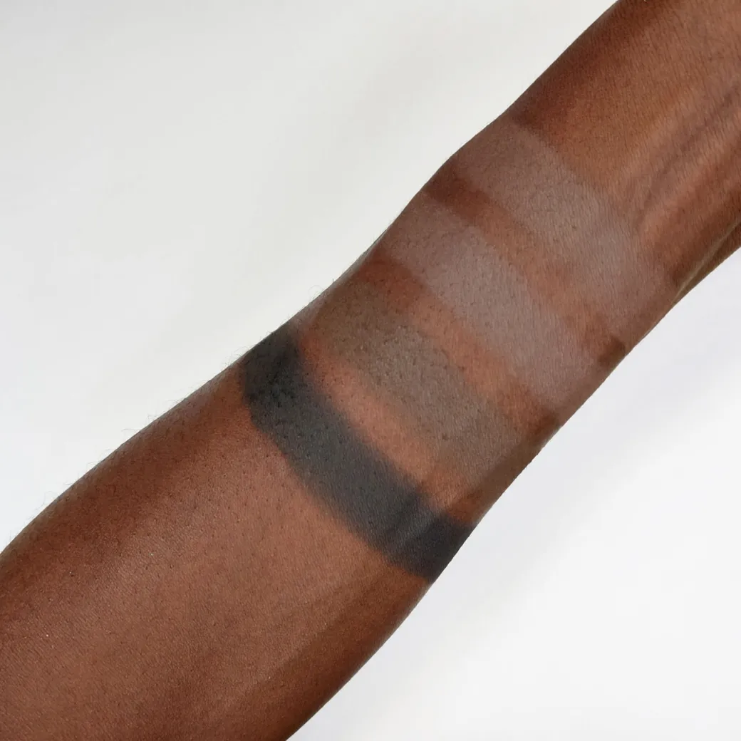 Makeup Revolution Brow Powder Stamp & Stencil Kit Medium Brown