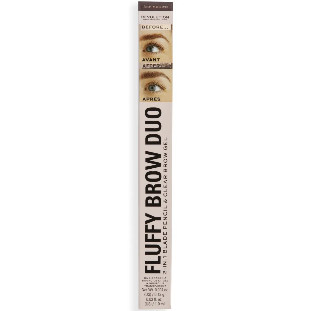 Makeup Revolution Fluffy Brow Filter Duo Ash Brown