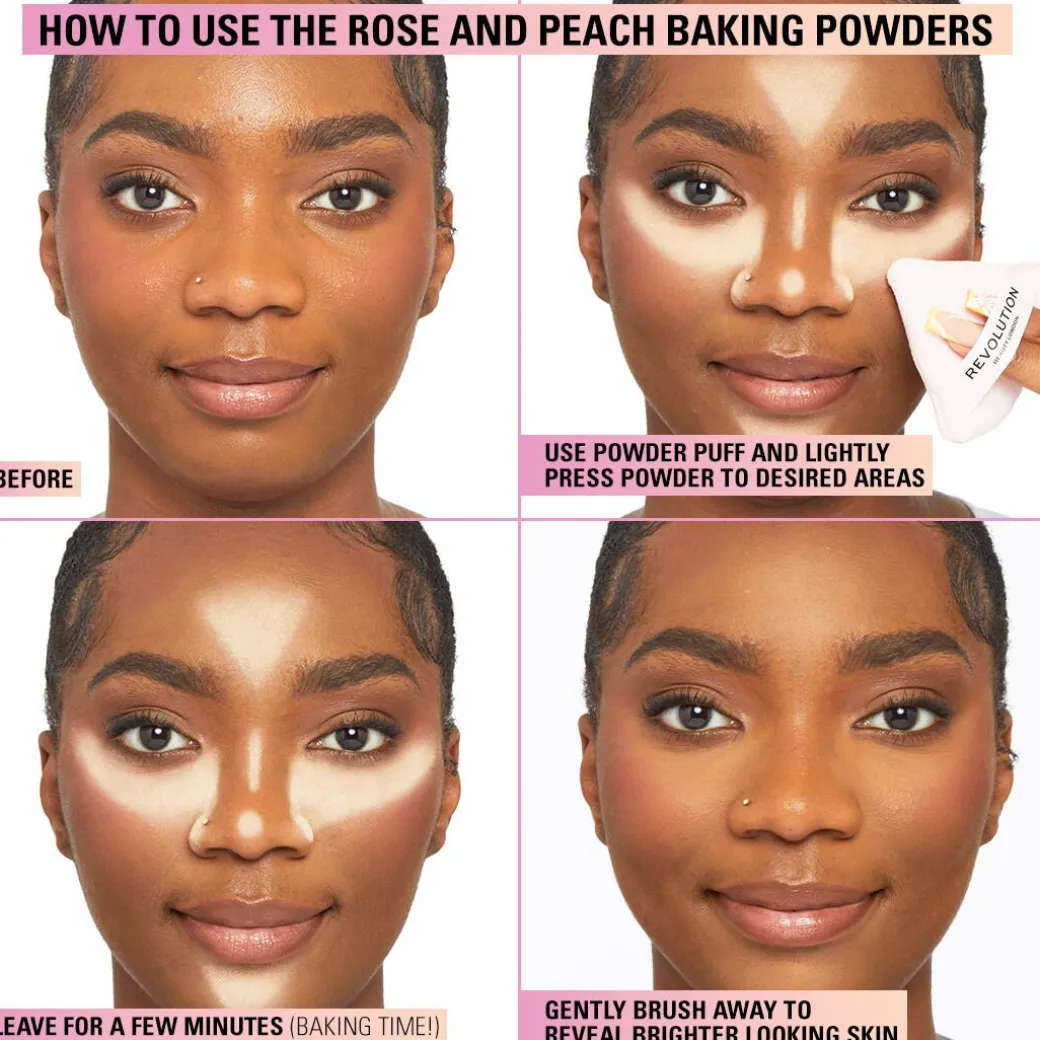 Makeup Revolution Loose Baking Powder Peach