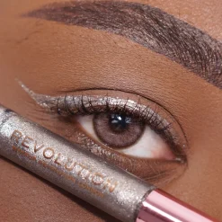 Makeup Revolution Super Flick Liquid Eyeliner Silver
