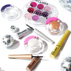 Relove by Revolution Dancing Queen Glitter Ball Liquid Highlighter Golden Energy
