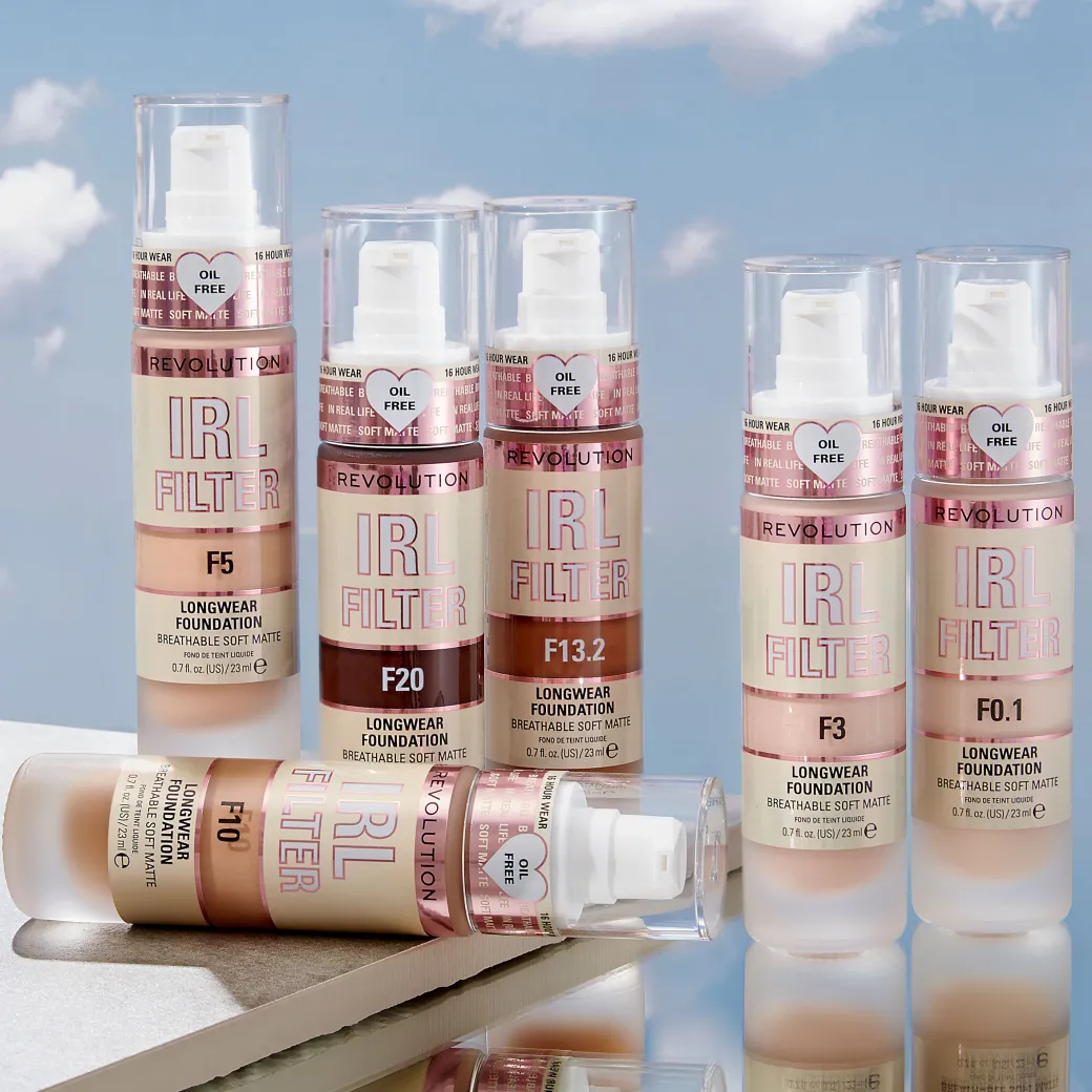 Revolution IRL Filter 16H Longwear Soft Matte Foundation 23ml
