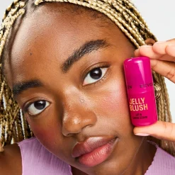 Revolution Jelly Blush Stick Lip and Cheek Stain Cherry Red