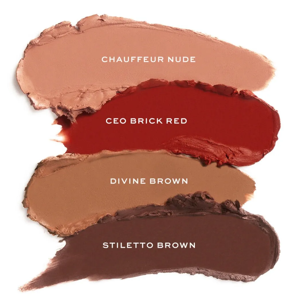 Revolution Lip Allure Soft Satin Lipstick Stiletto Brown