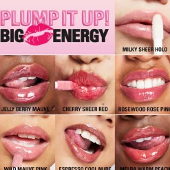 Revolution Pout Bomb Plumping Gloss Milky Sheer Holo NEW!