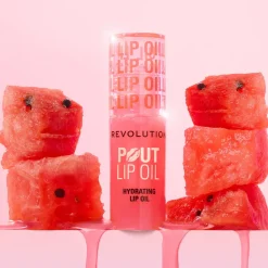 Revolution Pout Lip Oil Watermelon Pink