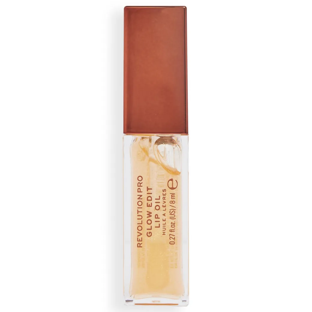 Revolution Pro Glow Edit Shimmer Lip Oil Forever Orange