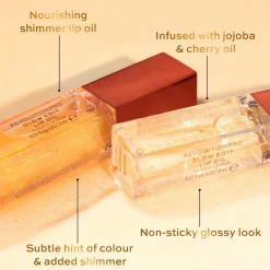 Revolution Pro Glow Edit Shimmer Lip Oil Forever Orange