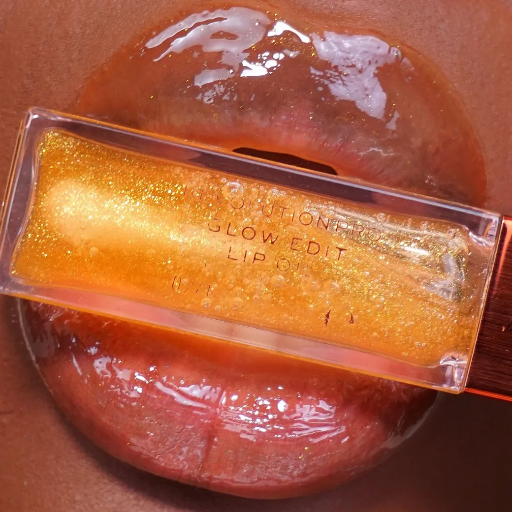 Revolution Pro Glow Edit Shimmer Lip Oil Forever Orange