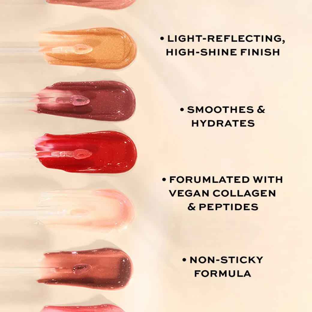 Revolution Pro Vegan Collagen Peptide High Shine Lip Gloss Cashmere