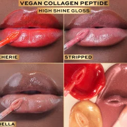 Revolution Pro Vegan Collagen Peptide High Shine Lip Gloss Stripped