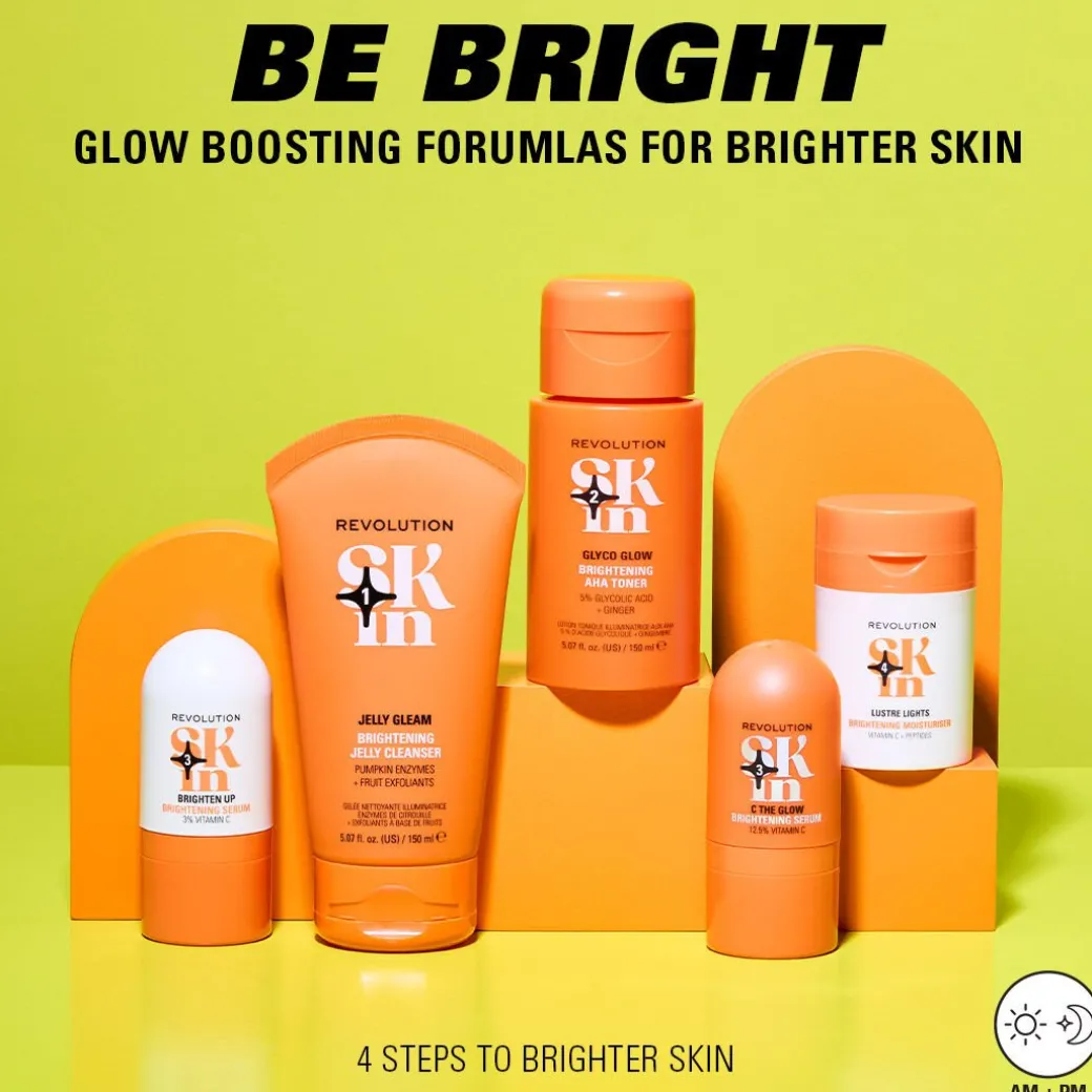 Revolution Skin Jelly Gleam Natural Fruit AHAs Brightening Jelly Cleanser 150ml