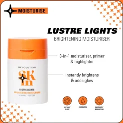 Revolution Skin Lustre Lights Vitamin C & Peptides Brightening Moisturiser 50ml